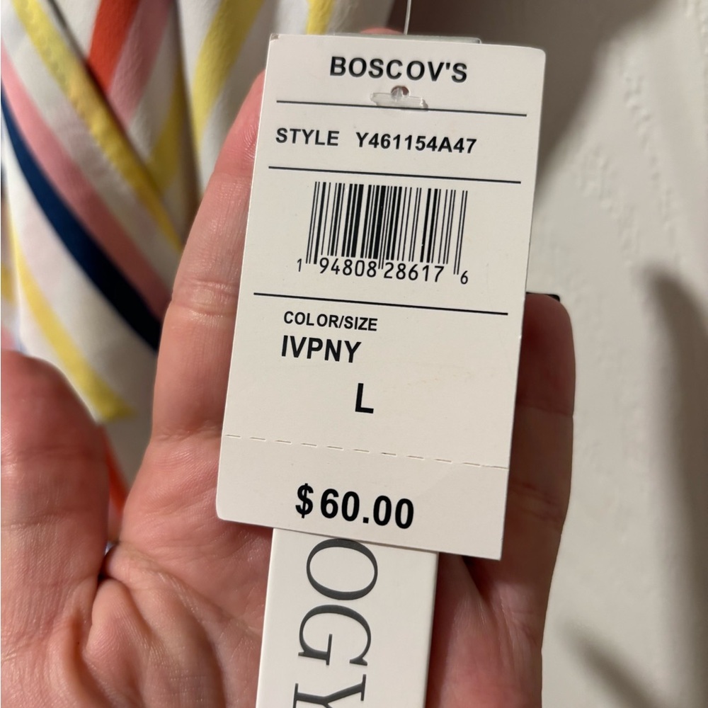 Luxology Multicolor Striped Dress * Spaghetti Strap* - Picture 5 of 5